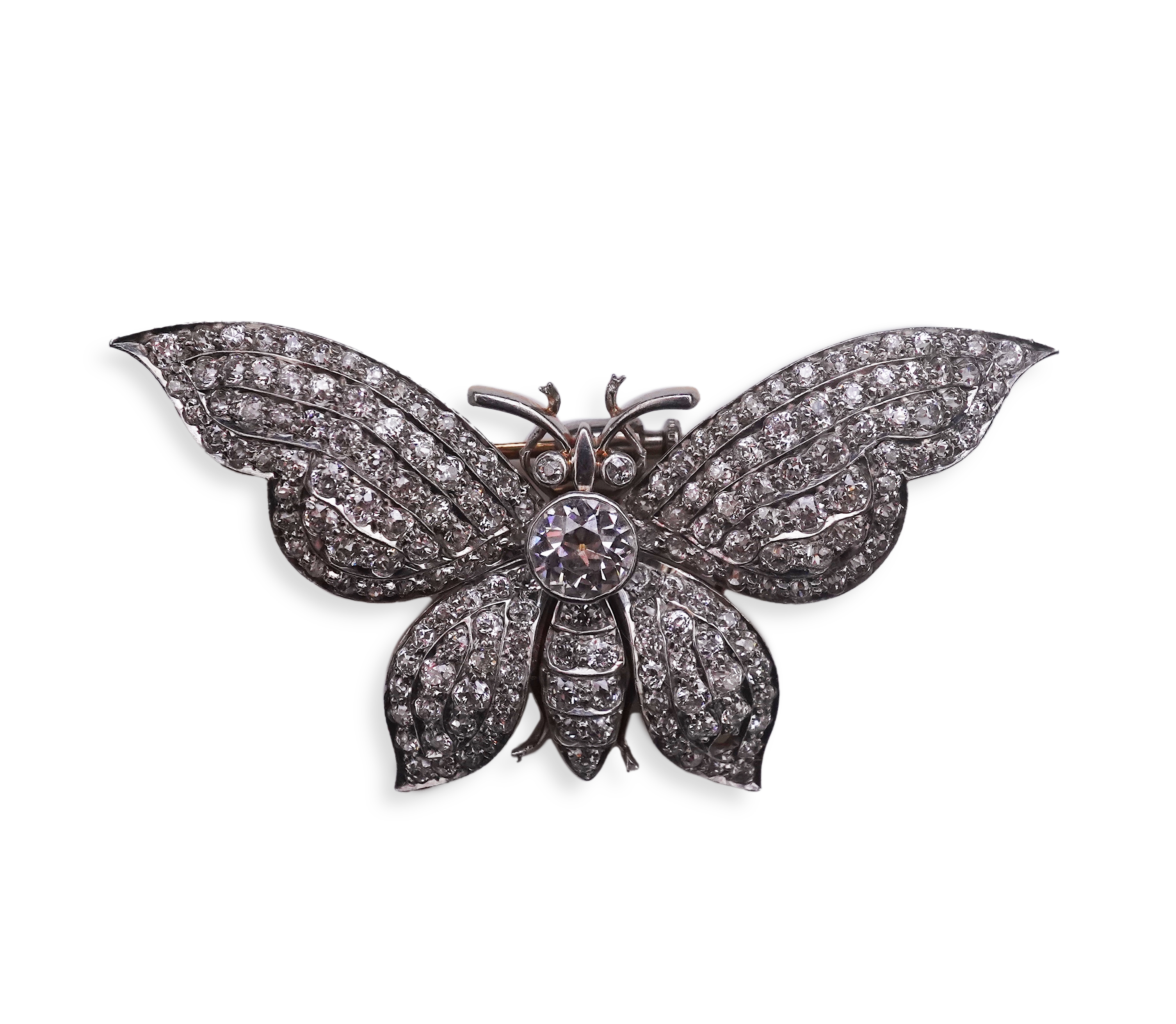 A diamond brooch